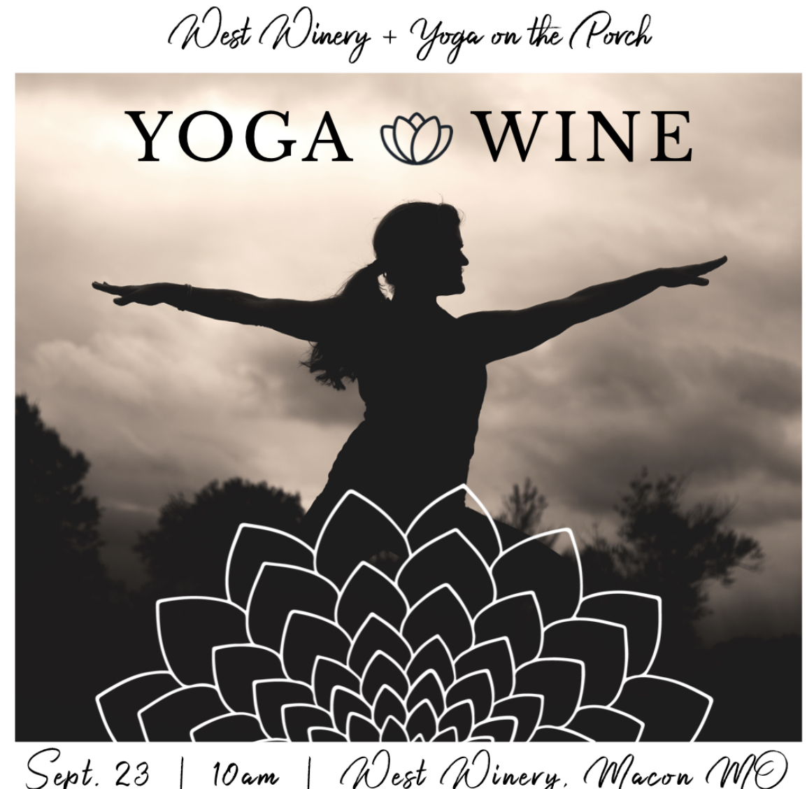 Yoga and Wine event